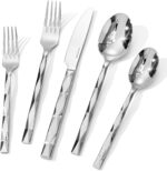 KINGSTONE Silverware Set, Luxury 60 Piece Flatware Set for 12, 18/10 Stainless S... - Image 2