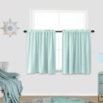 KOUFALL Heat Blocking Curtains for Bedroom Short,Blackout Insulated Thermal Summ... - Image 2