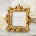 Kate Aspen Gold Baroque Royale Place Card & Photo Frame Set - 6 Count Decorative... - Image 2