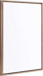 Kate and Laurel Sylvie Beaded Blank Vintage Framed Canvas Wall Art, 23x33 Gold, ... - Image 2