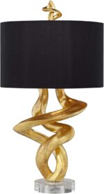 Kathy Ireland Impressions 33" Tall Sculpture Base Large Modern Luxury End Table ... - Image 2