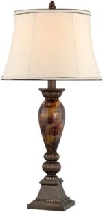 Kathy Ireland Mulholland Traditional Vintage Table Lamp 33" Tall Aged Bronze Gol... - Image 2