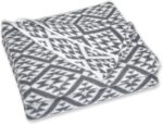 Knitted FullSize Throw Blanket - Lightweight Breathable Summer Soft Blanket of P... - Image 2