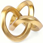 Knot Geometric Sculpture Decor,Mid Century Modern Abstract Figurines,Home Decor ... - Image 2