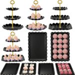 Kootek Dessert Cupcake Stand, 10pcs Dessert Table Display Set, 3 Tiered Cup Cake... - Image 2