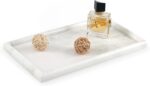Koville African Natural Marble Tray, 12"x7" Coffee Table Vanity/Decorative Tray ... - Image 2