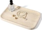 Koville Romano Travertine Tray, 12"x8" Natural Stone Vanity Tray for Countertop ... - Image 2