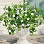 Krissing 3 Pcs Artificial Flowers for Outdoors UV Resistant Fake Ivy Plants Gree... - Image 2
