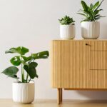 LE TAUCI Ceramic Planters, 8.3/7/6 Inch Indoor Pots for Plants with Drainage Hol... - Image 2