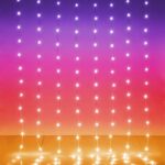 LED Curtain Lights, 6ft x 8ft 144 LED RGB Color Changing String Fairy Lights Cur... - Image 2