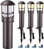 LEONLITE LED Low Voltage Landscape Pathway Lights, 3W 12V AC/DC Path Lighting, C... - Image 2