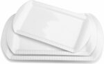 LIFVER Extra Large Serving Platters, 16"/14"/12" Ceramic Rectangle Serving Trays... - Image 2