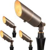 LUTEC Solid Brass Low Voltage Landscape Lighting, 12V Heavy Duty Waterproof Land... - Image 2