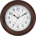 La Crosse Technology 404-2630W 12 Inch Evelyn Quartz Wall Clock with Silent Move... - Image 2