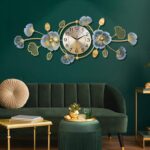 Lafocuse Silent Modern Large Wall Clock for Living Room, Mid Century Decorative ... - Image 2
