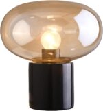 Lamps for Living Room Table Top Simple Marble Glass Nightstand Lamps Art Deco Be... - Image 2