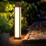 Landscape Path Light, 32" Modern Outdoor LED Luxury Bollard Lighting with IP54 W... - Image 2