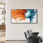 Large Framed Wall Art for Living Room, Modern Abstract Woman Canvas Painting wit... - Image 2