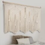 Large Macrame Wall Hanging 43.3" × 39.4" Boho Tapestry Woven Wall Decor- Cotton ... - Image 2