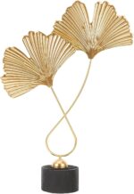 Leaf Iron Ginkgo Leaves Table Decor Modern Iron Art for Living Room Office Garde... - Image 2