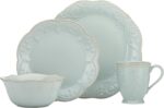Lenox French Perle 4-Piece Place Setting, Ice Blue,12 oz - Image 2
