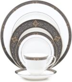 Lenox Vintage Jewel 5 Piece Boxed Set White Dinnerware - Image 2