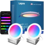 Lepro R2 AI 6 inch LED Recessed Light - Personalized AI Lighting Designer, Dimma... - Image 2