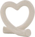 Lescafita Heart Decor Sculpture, Love Heart Statue Minimalist Modern Home Decor ... - Image 2