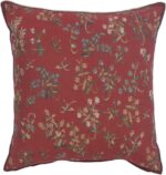 Licorne Mille Fleurs II Belgian Tapestry Cushion - 17 in. x 17 in. Cotton by Cha... - Image 2