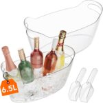 Lifewit 6.5L Ice Bucket for Parties 2 Packs, Portable Drink Bucket for Cocktail ... - Image 2
