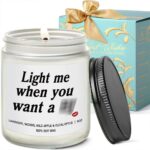 Light Me When You Want A B Candle Gifts for Him - Valentines Day Engagement Anni... - Image 2