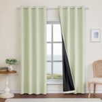 Linen 100% Blackout Curtains for Bedroom, Room Darkening Curtains for Living Roo... - Image 2