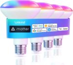 Linkind Matter Smart Light Bulb, BR30 Smart Bulbs, Recessed LED Color Changing L... - Image 2
