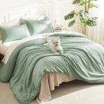 Litanika King Size Comforter Set, 3 Pieces Lightweight Solid Comforter King Size... - Image 2