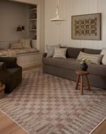 Loloi Amber Lewis Cali Collection CIL-06 Brick/Natural 6'-7" x 9'-2" Area Rug - Image 2