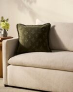 Loloi Chris Loves Julia Darla Collection PCJ0025 Olive 18'' x 18'' Cover Only Pi... - Image 2