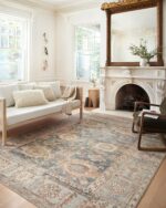 Loloi Margot Collection MAT-03 Ocean/Spice 2'-0" x 5'-0" Accent Rug feat. CloudP... - Image 2