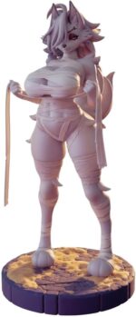 Loona Mummy 3D Painted Figure | Halloween Edition Helluva Boss Wolf Girl Collect... - Image 2