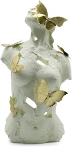 Lukitas Abstract Female Bust with Butterflies Sculpture, Aphrodite Statue, Body ... - Image 2