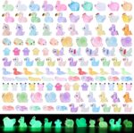Luminous mini Resin Animals to Hide 120 Pcs Tiny Resin Animals Glow in The Dark ... - Image 2
