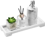 Luxspire Bathroom Vanity Tray, Resin Toilet Tank Tray, Kitchen Trays, 11" x 4" R... - Image 2