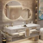 Luxurious Bathroom Vanities - Smart Mirror with LED Light | Golden Luxury Access... - Image 2