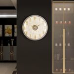 Luxury Decorative Wall Clock with a Shell-Patterned face,Creative Silent and Tic... - Image 2