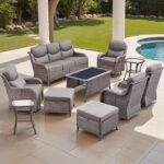 Luxury High Back Outdoor Furniture with 6-inch Extra Thick Cushions, Patio Furni... - Image 2