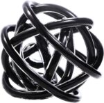 Luxury Lane Hand Blown Infinity Knot Sommerso Decorative Glass Ball for Bowls Ho... - Image 2