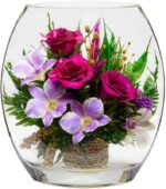 Luxury Orchid Arrangement | Preserved Orchids in Glass Vase | Long-Lasting Flowe... - Image 2