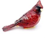 Luxury Red Cardinal Bird Gifts Jewelry Trinket Boxes Hinged.Decorative Keepsake ... - Image 2