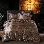 Luxury Satin Silky Duvet Cover Set with Fitted Sheet 4pcs Silk Bedding Set with ... - Image 2
