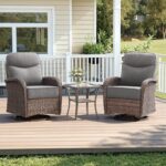 Luxury Wicker Patio Furniture Set with 6-Inch Thick Cushions, 3 Pieces Outdoor S... - Image 2
