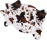 MACEVIA Cow Print Rug Faux Cowhide Rugs Cute Animal Area Carpet Western Decor fo... - Image 2